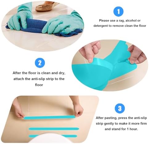 Anti Slip Strips, Safety Shower Treads Stickers - Image 6