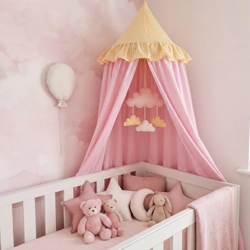 Breling Gingham Bed Canopy - Image 5