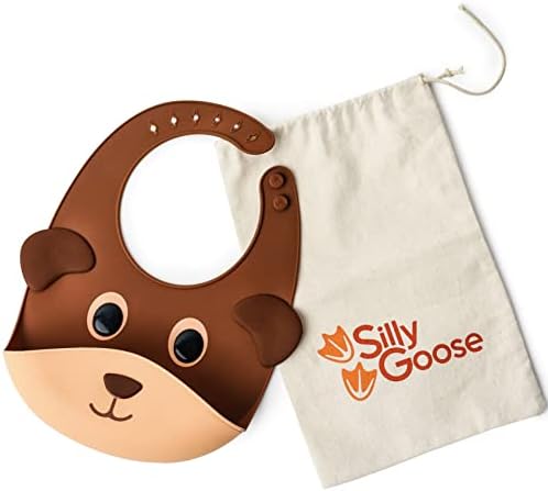 Silly Goose Silicone Animal Baby Bibs by SillyGoose