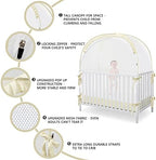 L RUNNZER Baby Crib Tent, Crib Cover to Keep Baby from Climbing Out - Image 5