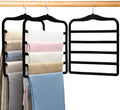 Closet Organizers and Storage, 3 Pack Pants Hangers Space Saving by JUUBAOOPN