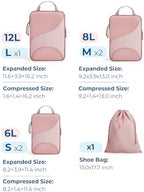 Bagsmart Compression Packing Cubes, Travel Bag Cruise Ship Essentials - Image 2
