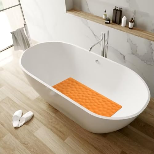 Non-Slip Bathtub Mat OTHWAY Soft Rubber Bathroom Bathmat - Image 6