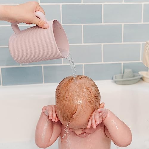mushie Baby Bath Rinse Cup | 100% Food Grade Silicone | Shampoo & Body Washing - Image 5
