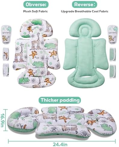 BOMOLOUR Infant Car Seat Insert - Image 6