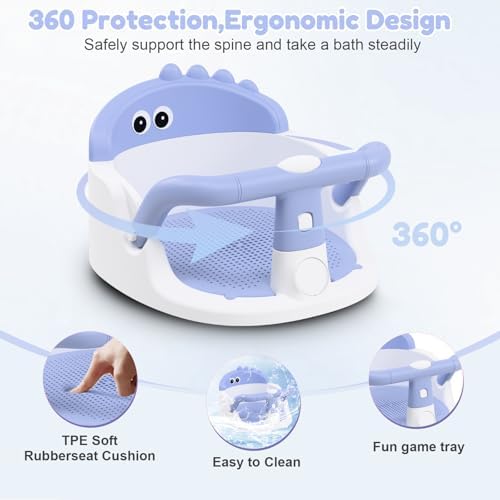 Baby Bath Seat for Babies 6 Months & Up Sitting Up - Image 4
