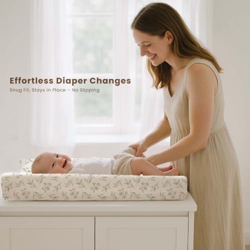 Konssy 3 Pack Stretchy Changing Pad Covers - Image 4