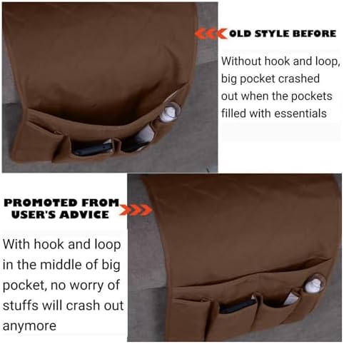 Teniux Armrest organizer GRS Certified Non-Slip Remote Control Holder - Image 3
