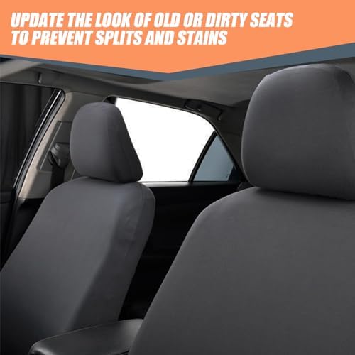 2 PCS Car Seat Headrest Cover, Reusable Flexible Headrest Protector, Universal - Image 4