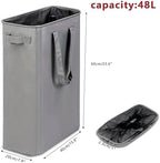 efluky Slim Laundry Basket, Narrow Laundry Hamper - Image 2