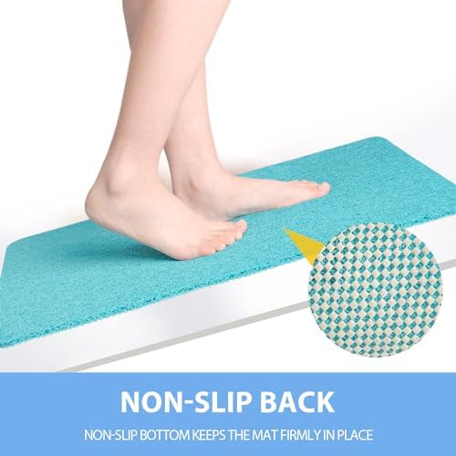 Hargiis Non-Slip Bathtub Mat, Anti Slip Shower Mat, Fast Drying Bathtub Mats - Image 3