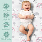 3 Pack Stretchy Bassinet Sheets 20" x 35" Compatible - Image 2