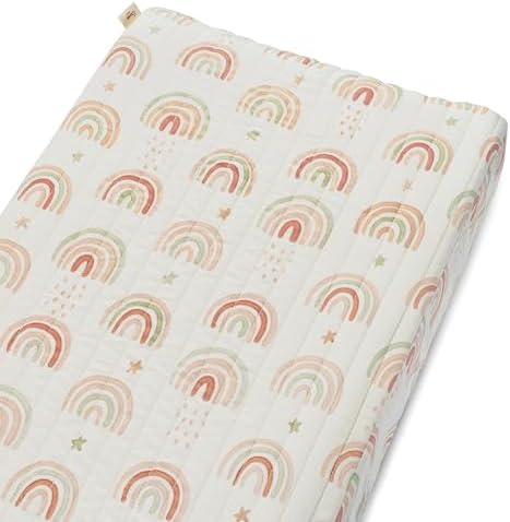 Crane Baby Quilted Changing Pad Cover, 100% Cotton Sateen, 16 X 32, Secure - Image 6