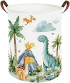 Dinosaurs Baby Laundry Hamper, Collapsible canvas laundry basket, Dinosaur by FXOCSHE
