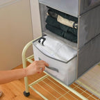 5-Tier Hanging Organizer for Closet, Fabric Closet Organizer - Image 6