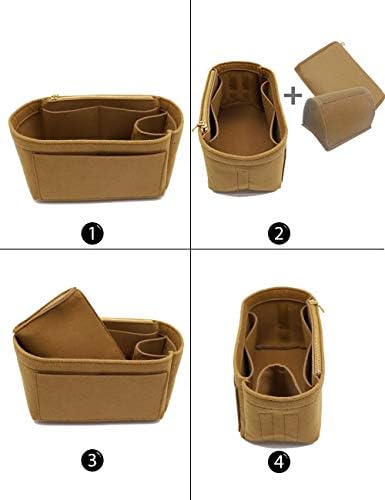 LEXSION Felt Purse Organizer Insert, Tote Bag Shaper Dividers - Image 3