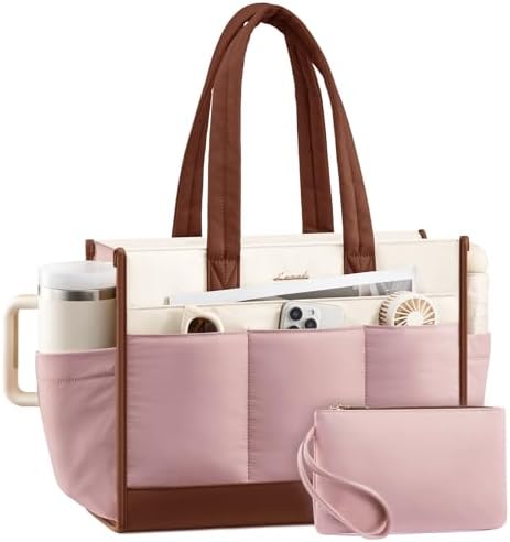 LOVEVOOK Work Tote Bag for Women, 15.6 Inch Laptop Bag by LOVEVOOK