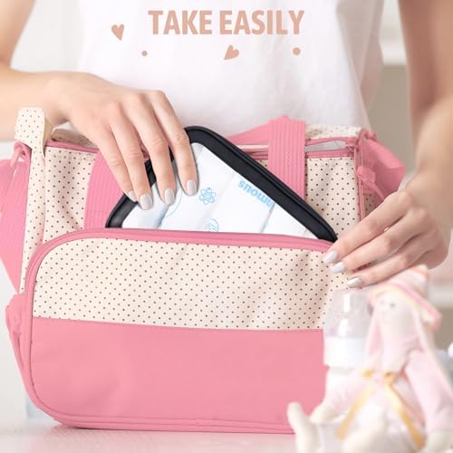 YOPCDJ 5PCS Diaper Bag Organizer Pouch Set, TSA Approved Toiletry Bag，Clear - Image 4