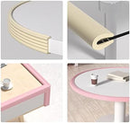 U Shape Extra Thick Furniture Table Edge Protectors Off White 6.5ft x 2 - Image 3