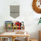Boys Room Decor, Long Live Boyhood Boy Nursery Linen Canvas Banner - Image 3