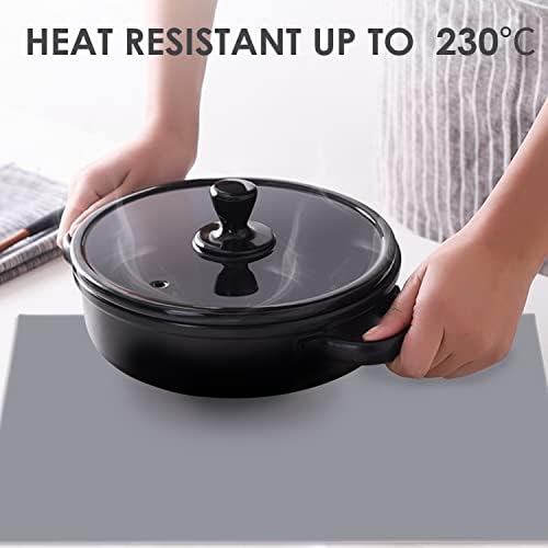 Extra Large Silicone Mats for Kitchen Counter, 27.6'' x16'' Silicone Placemats - Image 3