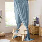 NICETOWN Stone Blue Kids Bed Canopy - Image 7