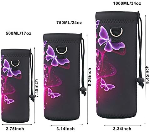 AUPET Water Bottle Sling Bag Carrier Crossbody Sleeve, Insulated Neoprene - Image 2