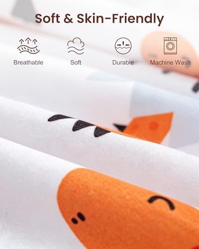 Baby Crib Sheets for Boys, Toddler Bed Sheets Fitted for 52x28 Inch Standard - Image 3