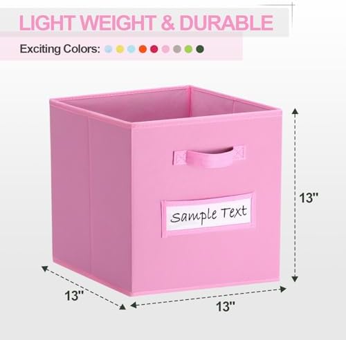 13x13 storage cube bins Foldable Fabric storage cubes - Image 2
