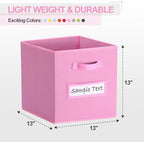 13x13 storage cube bins Foldable Fabric storage cubes - Image 2