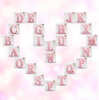 AOCEAN 6 Inch Pink Wood Letters Unfinished Wooden Letters - Image 7