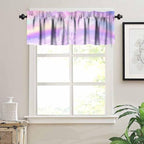 Unicorn Window Valance, Cute Cartoon Wings Fantasy Rainbow Sky Stars Clouds - Image 5