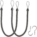 BEL AVENIR Curtain Tiebacks Ropes Tie-Backs, Handmade Holdbacks by BELAVENIR