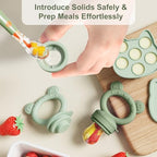 Baby Breastmilk Popsicle Molds & Baby Fruit Feeder, Infant Food Freezer Tray - Image 6