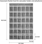 SAVERHO 36 Clear Pockets Classroom Pocket Chart - Image 2