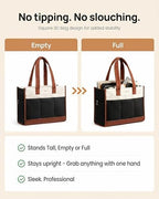 LOVEVOOK Work Tote Bag for Women, 17.3 Inch Laptop Bag - Image 6