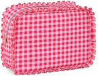 Ruffled Makeup Bag by EMBRUNIONCE