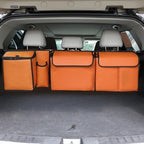 Deluxe Leather Trunk and Backseat Organizer by MARKSIGN