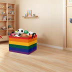 Rainbow Storage Baskets for Shelves for Classroom and Nursery Bin & Toy - Image 5