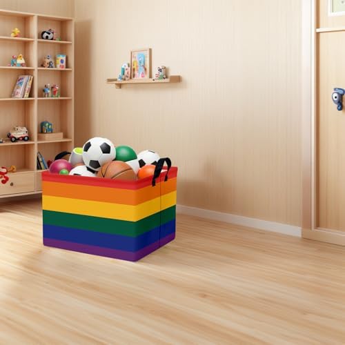 Rainbow Storage Baskets for Shelves for Classroom and Nursery Bin & Toy - Image 5