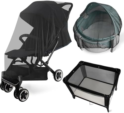 2 Pack Baby Mosquito Net for Stroller by Magik+%26+Kover
