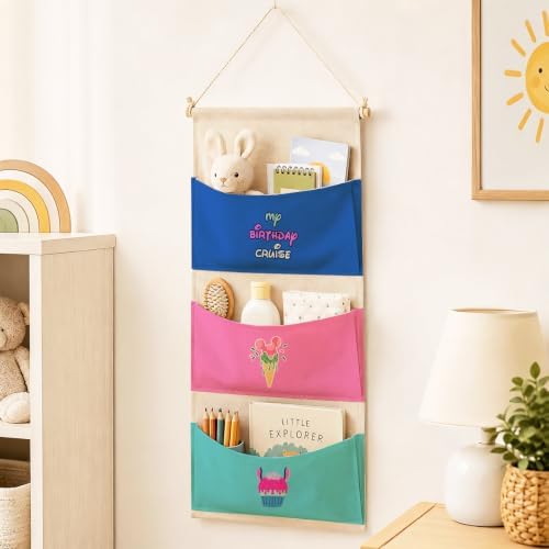 3-Pocket Hanging Wall Organizer, Birthday Cruise Design - Image 2