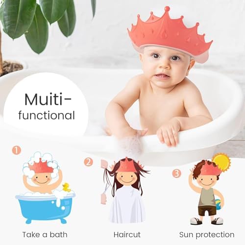FUNUPUP Baby Shower Cap for Toddlers Kids, Soft TPE Silicone - Image 5