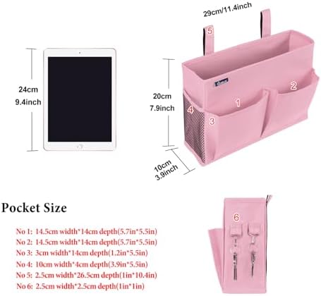 Surblue Caddy Hanging Organizer Bedside Storage Bag - Image 6