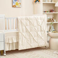 3-Piece Crib Bedding Set for Girls Boys by NacoMoco