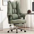 EXCEBET Big and Tall Office Chair 400lbs Wide Seat, Leather High Back Executive by EXCEBETOFFICECHAIR