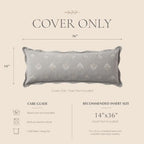 BlissBlush Long Lumbar Pillow Cover 14x36 - Image 6