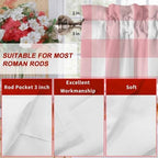 Valentine's Day Kitchen Curtains Valances - Image 7