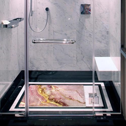 Bath Tub Shower Mat, Washable Bathtub Floor Mats, Suction Cups and Drain Holes - Image 6