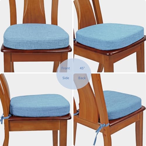 BUYUE Thickened 2.5" Dining Chair Cushions Set of 6, U-Shape High Density Foam - Image 4